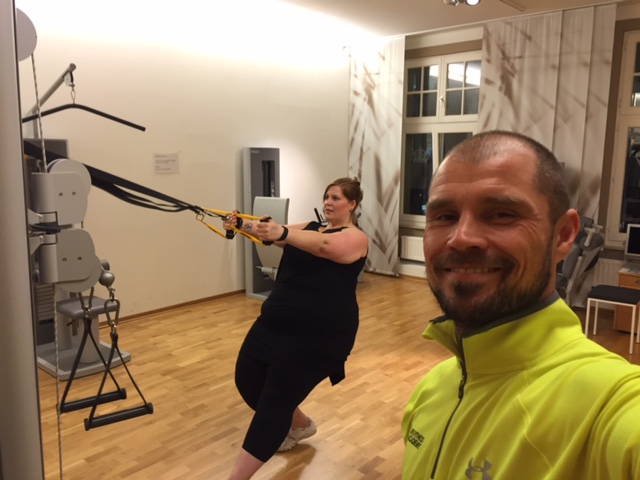 Tanja Marfo von Kurvenrausch Hamburg und Gründerin der Plus Size Fashion Days mit mir beim WAVE Training